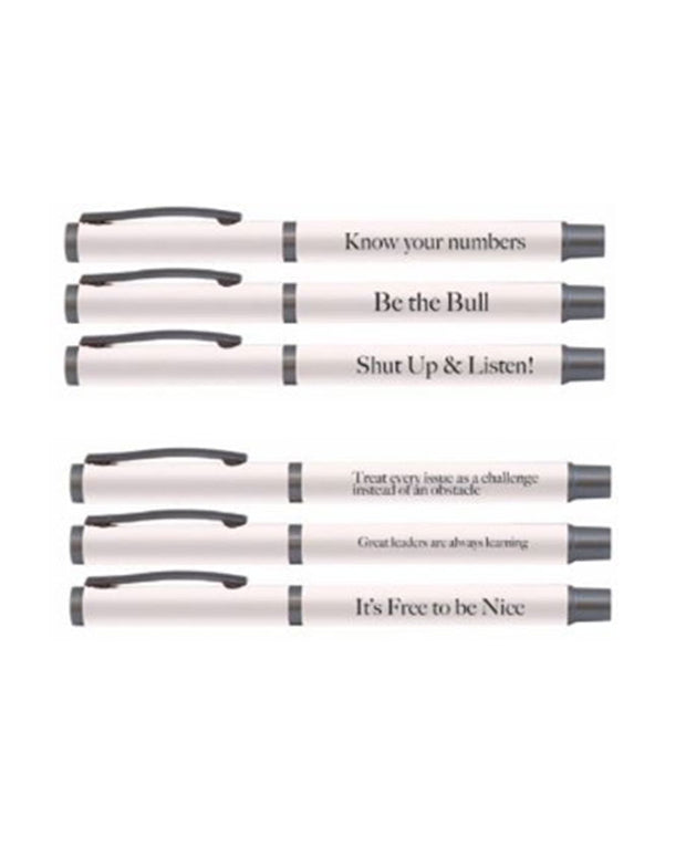 Shut up and listen pens, pen, Tillman pens, Shut up and listen, know your numbers pen, its free to be nice pen